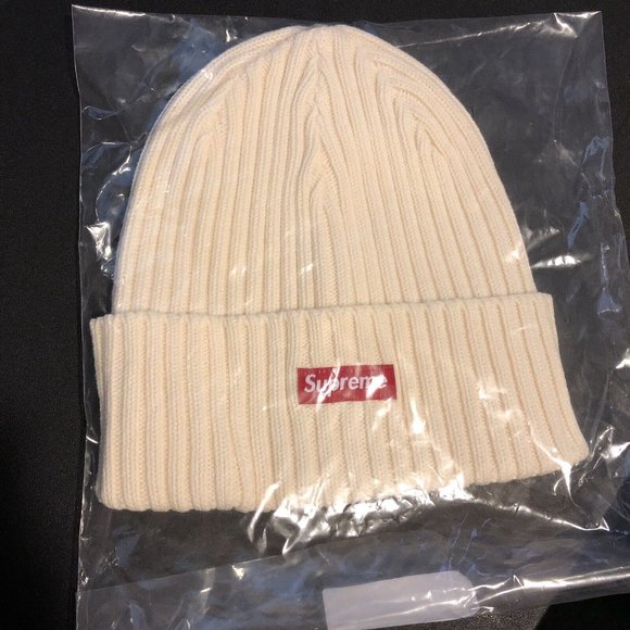 SUPREME OVERDYED BEANIE/ CREAM/ OS/ SS22 WEEK 9 BRAND NEW/ 100% AUTHENTIC - Picture 2 of 3
